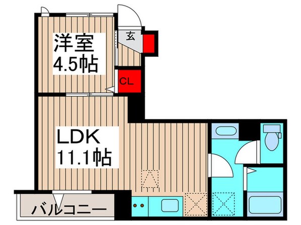 グラナーデ六月の物件間取画像